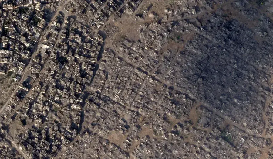 صور حديثة تُظهر تسوية مئات المباني بالأرض وتوسّع مواقع عسكرية على “الخط الأصفر”