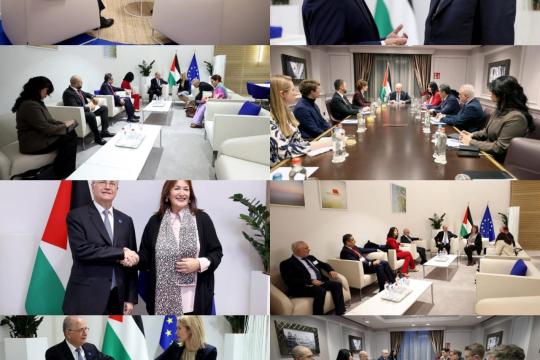 رئيس الوزراء مصطفى يبحث مع مسؤولين أوروبيين تثبيت وقف إطلاق النار وإعادة إعمار غزة