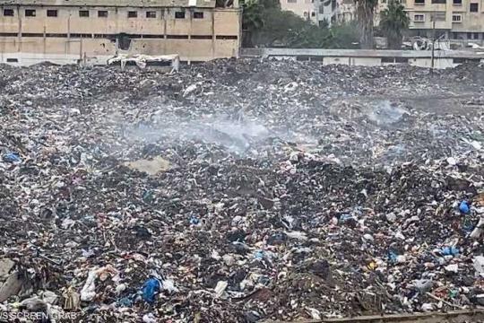 بلدية غزة لمصدر: الانتهاء من ترحيل 85٪ من النفايات بسوق فراس