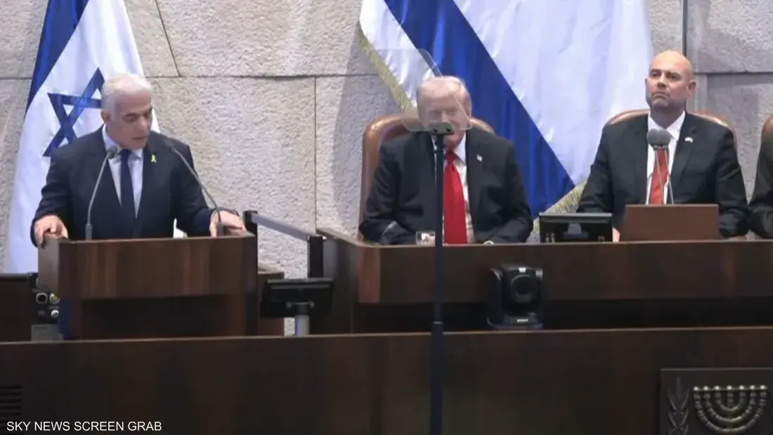 لابيد أمام الكنيست: حرب غزة انتهت وترامب أنقذ ملايين الأرواح