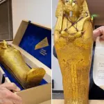 بطاقة دعوة افتتاح المتحف المصري الكبير تخطف الأنظار بتصميم يجمع بين الفخامة وعبق التاريخ