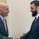 توم براك: زيارة الشرع للبيت الأبيض نقطة تحول تاريخية للشرق الأوسط