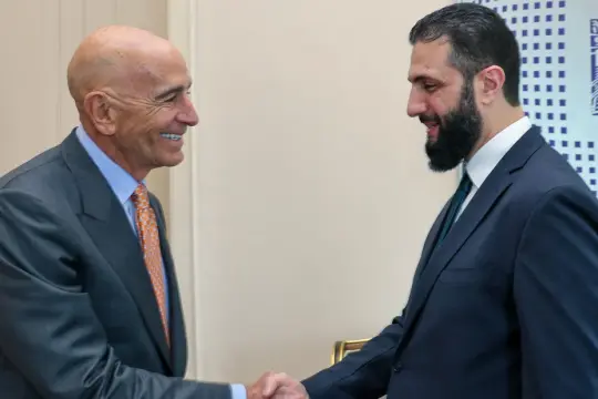 توم براك: زيارة الشرع للبيت الأبيض نقطة تحول تاريخية للشرق الأوسط