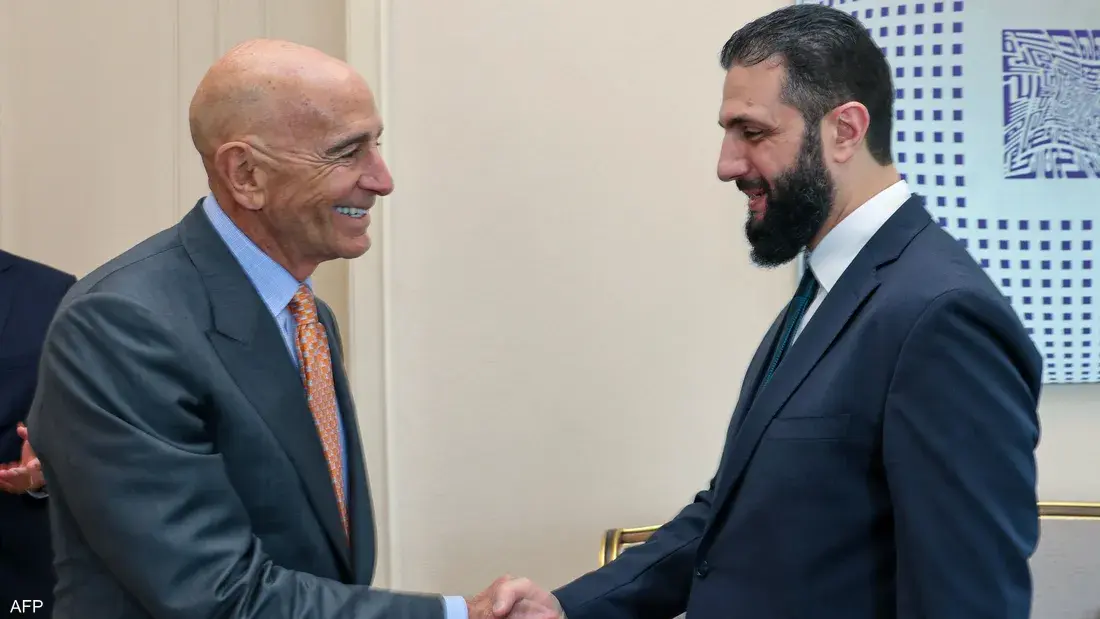 توم براك: زيارة الشرع للبيت الأبيض نقطة تحول تاريخية للشرق الأوسط