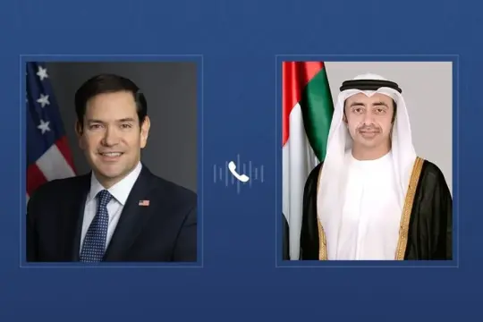 عبدالله بن زايد يبحث مع وزير الخارجية الأميركي التطورات الإقليمية والعلاقات الاستراتيجية