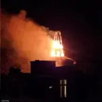 حريق يدمّر برج كنيسة تاريخية في أمستردام وأعمال عنف بالألعاب النارية خلال رأس السنة