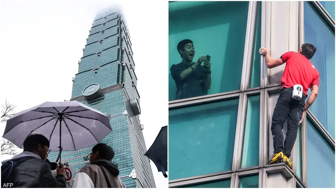 المتسلق الأميركي يتغلب على 508 أمتار دون حبال أو معدات حماية، في أصعب أداء حر على ناطحات السحاب