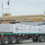 الدفعة الأولى من مساعدات "سفينة صقر الإنسانية" تصل قطاع غزة