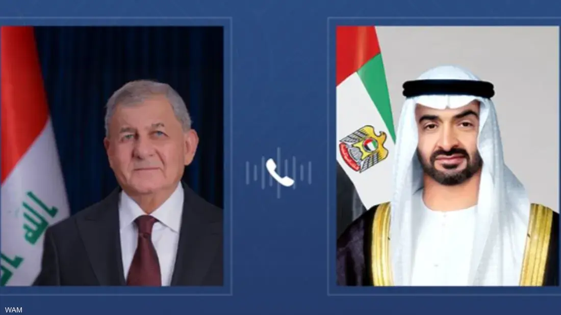 تأكيد إماراتي–عراقي على ضرورة وقف التصعيد العسكري وتغليب الحلول السياسية