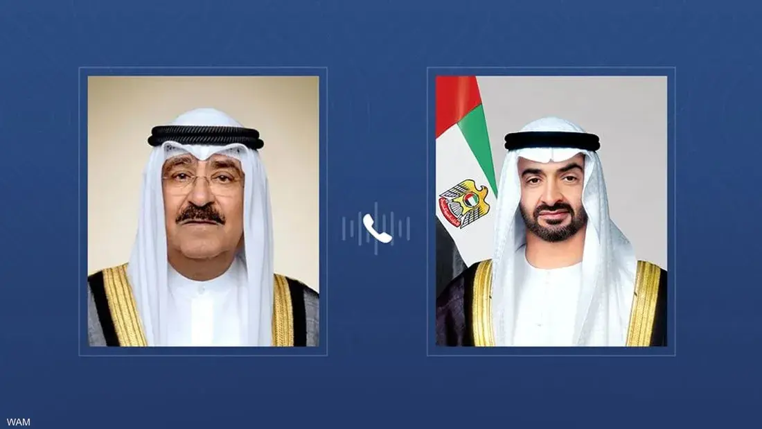 محمد بن زايد وأمير الكويت يبحثان التصعيد الإيراني ويؤكدان ضرورة الحلول الدبلوماسية