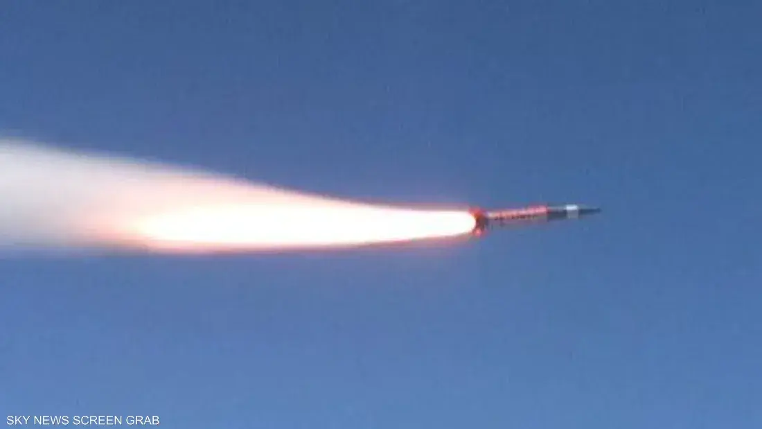 صاروخ "Blue Sparrow" أو "الرمح الأزرق" يصعب اعتراضه بفضل سرعته وارتفاعه خارج الغلاف الجوي