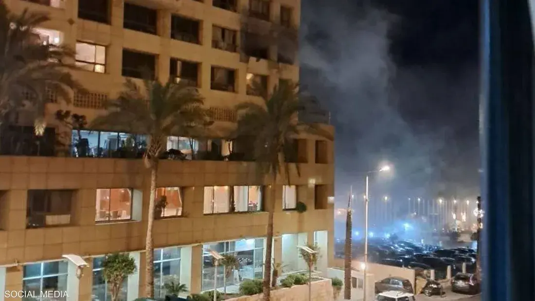 4 قتلى و10 جرحى في غارة إسرائيلية على فندق بالروشة في بيروت