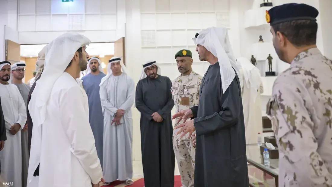 محمد بن زايد يزور وزارة الدفاع ويطلع على جاهزية القوات المسلحة