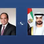 اتصال هاتفي بين الشيخ محمد بن زايد وعبد الفتاح السيسي يبحث التصعيد الإيراني وأمن المنطقة
