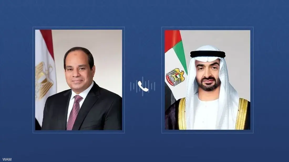 الإمارات ومصر تؤكدان دعم سيادة الدول العربية وتدعو إلى حل دبلوماسي للتوترات الإقليمية