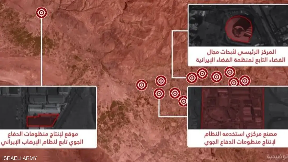 غارات جوية إسرائيلية تستهدف بنى تحتية عسكرية في طهران ومصنعا لمنظومات الدفاع الجوي