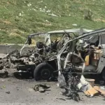 مقتل شخص بغارة إسرائيلية استهدفت سيارة على طريق ضهر البيدر بين بيروت ودمشق