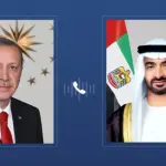 محمد بن زايد وأردوغان يبحثان تعزيز التعاون الاقتصادي والتنموي بين الإمارات وتركيا