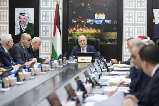 مجلس الوزراء الفلسطيني يحذر من تصاعد إرهاب المستوطنين ويقر مشروع قانون الحق في الحصول على المعلومات