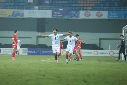 تعادل منتخب الناشئين مع لبنان في تصفيات كأس آسيا تحت 17 عامًا