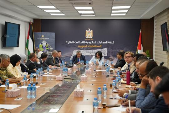 وزارة الأشغال العامة تستعرض خطة التعافي المبكر وإعادة الإعمار في قطاع غزة