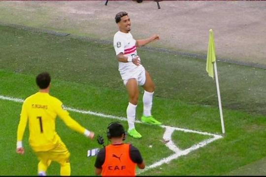 الزمالك يهزم شباب بلوزداد ويقترب من نهائي الكونفدرالية