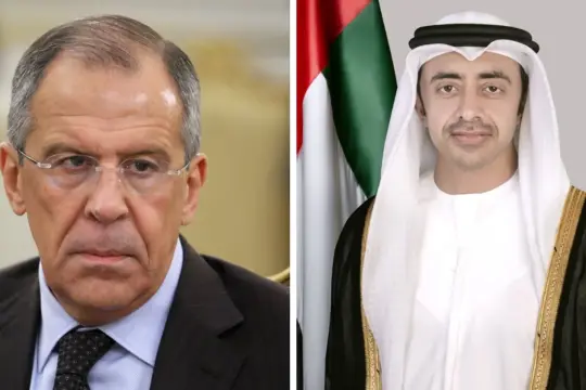 عبد الله بن زايد ولارفوف يبحثان تعزيز الشراكة الاستراتيجية بين الإمارات وروسيا