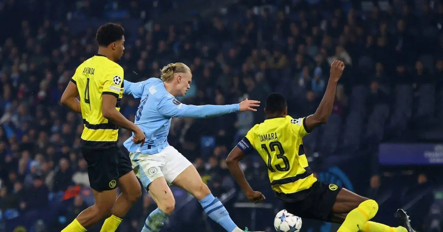 مانشستر سيتي يكتسح دورتموند وفوز هام لانتر ميلان وغلطة سراي وليفركوزن