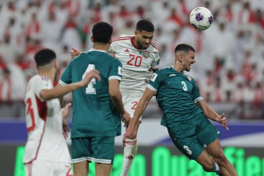 تعادل مثير بين العراق والإمارات في ذهاب ملحق تصفيات كأس العالم 2026