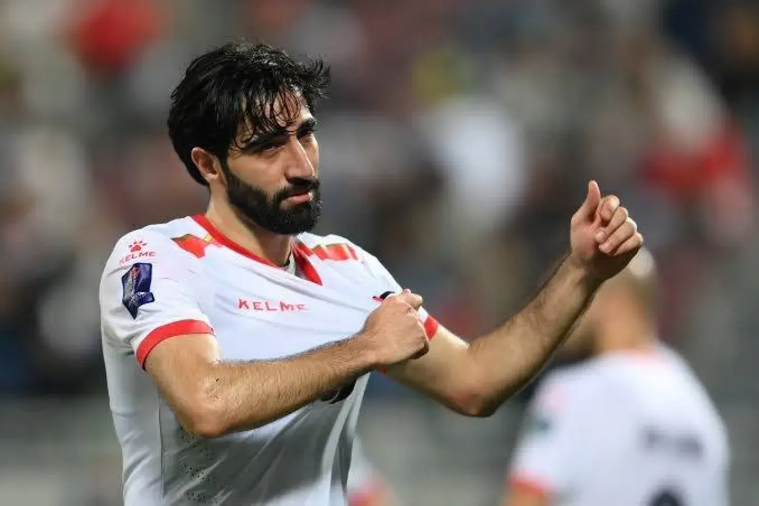 لاعب منتخبنا الوطني محمد صالح: فرحة أهل غزة بالمنتخب الفدائي مختلفة