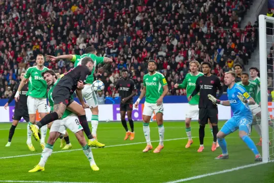 أبطال أوروبا: تعادلات ليفركوزن ونيوكاسل ودورتموند .. وفوز بنفيكا ويوفنتوس وأياكس.