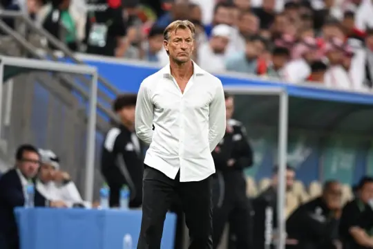 رينارد يشيد بمنتخب فلسطين بعد تأهل السعودية لنصف نهائي كأس العرب