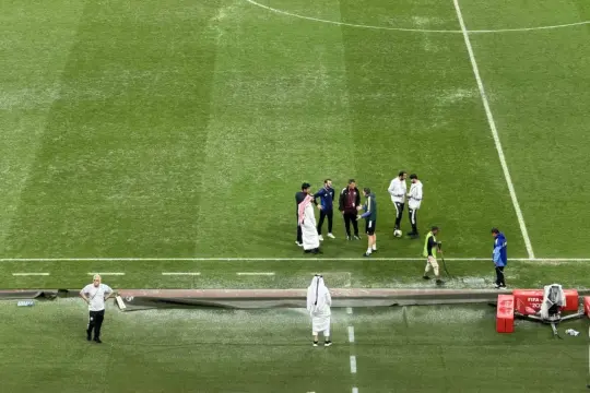إلغاء مباراة السعودية والإمارات في كأس العرب بسبب الأمطار الغزيرة