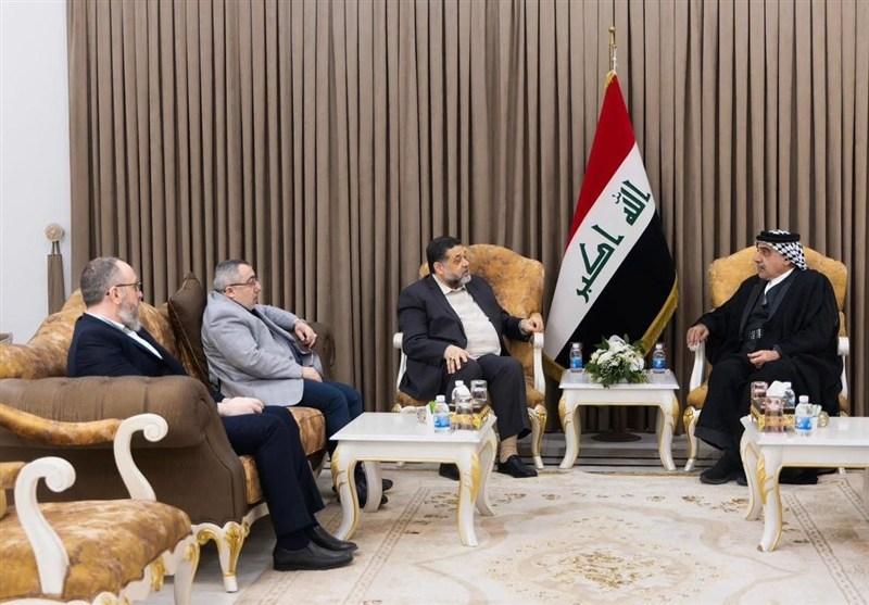 مباحثات مع مسؤولين عراقيين حول غزة والضفة الغربية والدعم السياسي والإنساني