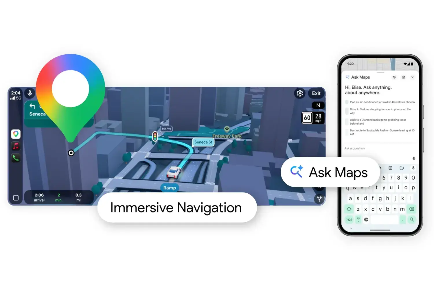 ميزة «Ask Maps» والتجربة ثلاثية الأبعاد تعيدان تعريف التخطيط للرحلات داخل المدن