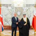 ولي عهد البحرين يدعو لوقف الاعتداءات الإيرانية وإعادة فتح مضيق هرمز خلال لقائه ستارمر