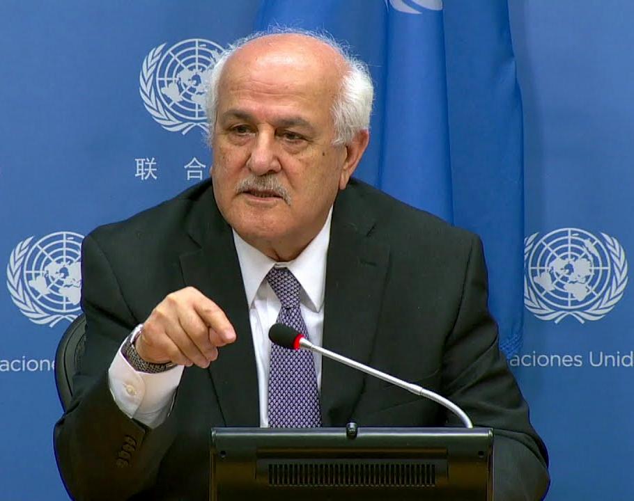 المندوب الفلسطيني لدى الأمم المتحدة يحذر من استمرار جرائم الاحتلال رغم الهدنة ويدعو لتثبيت وقف النار وتحقيق العدالة للشعب الفلسطيني