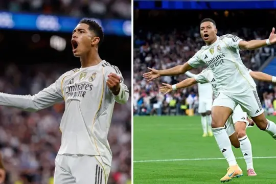 ريال مدريد يكسر عقدة الكلاسيكو بثنائية مبابي وبيلينجهام أمام برشلونة