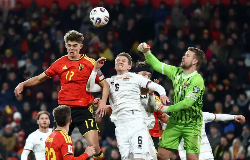 الشياطين الحمر يتصدرون مجموعتهم دون هزيمة وويلز يضمن الملحق الأوروبي بفوز كبير على مقدونيا الشمالية