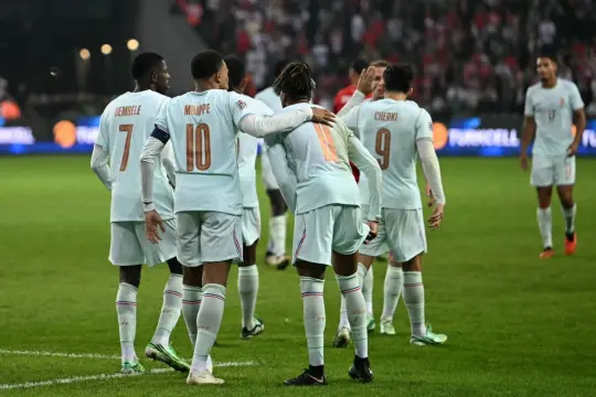 زيدان يبدأ مشواره مع فرنسا بفوز على تركيا بهدف مبابي في دوري الأمم