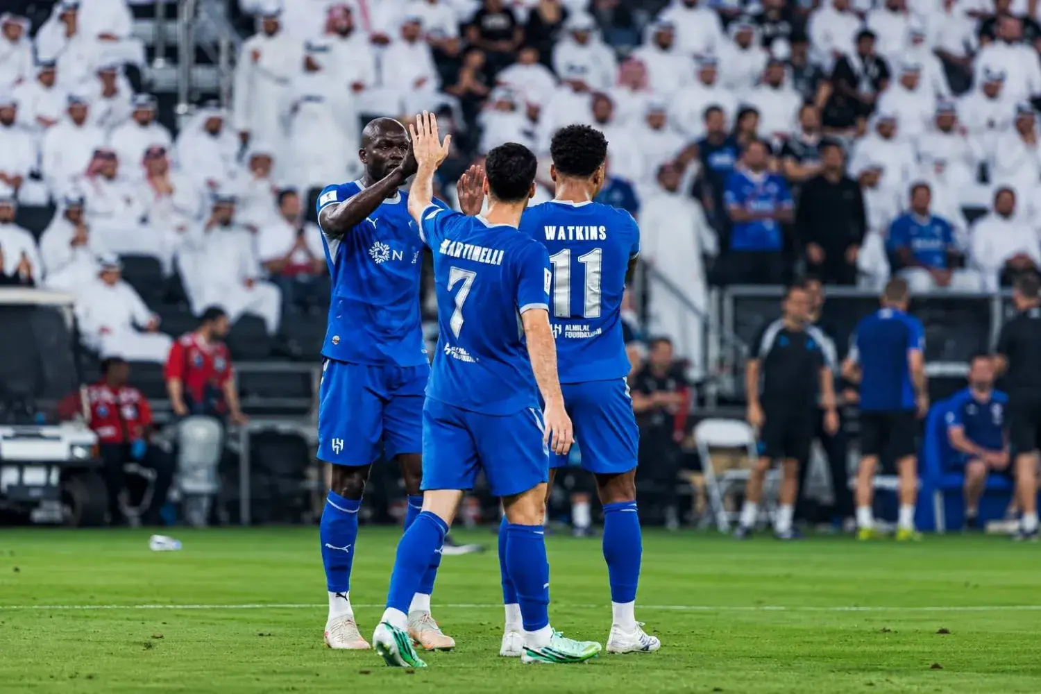 أولي واتكينز وروبن نيفيز يقودان الهلال للفوز في الجولة الثانية