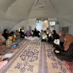243 سورياً في غزة يواجهون ظروفاً قاسية.. 30 عائلة تعيش في الخيام