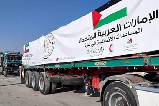 الهيئة العليا لشؤون العشائر تشيد بوصول مساعدات «الفارس الشهم 3» إلى غزة وتثمن الدور الريادي للإمارات