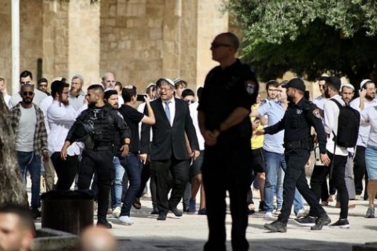تقرير: الحكومة الإسرائيلية مسؤولة عن تكريس انتهاك الوضع القائم في المسجد الأقصى