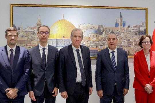 رام الله: مباحثات فلسطينية – أوروبية لتعزيز التعاون ومناقشة إعادة إعمار غزة