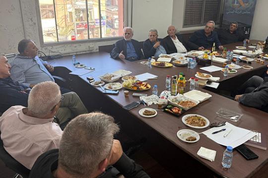 الهيئة الشعبية واللجنة القطرية تبحثان إعادة إحياء القائمة المشتركة للانتخابات الإسرائيلية