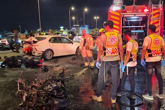 الداخل المحتل: مصرع شاب وإصابة اثنين في حادث طرق قرب قلنسوة