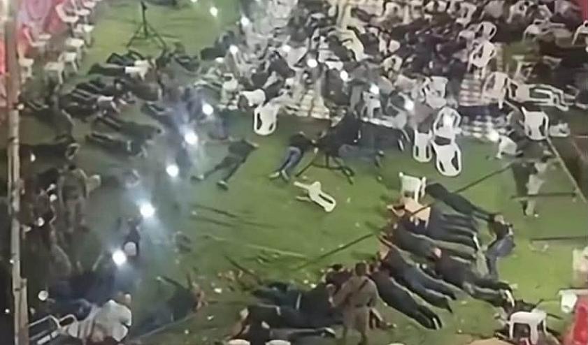 إلقاء قنابل صوتية وإجبار المحتفلين على الانبطاح.. ووالد العريس يطالب بتوضيح أسباب الاقتحام