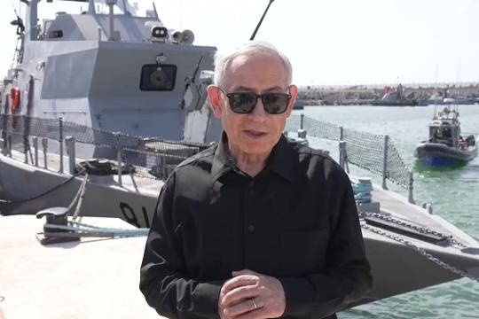 نتنياهو يحذر من تهديد المجال البحري لإسرائيل ويتعهد بتعزيز سلاح البحرية بقطع وغواصات جديدة