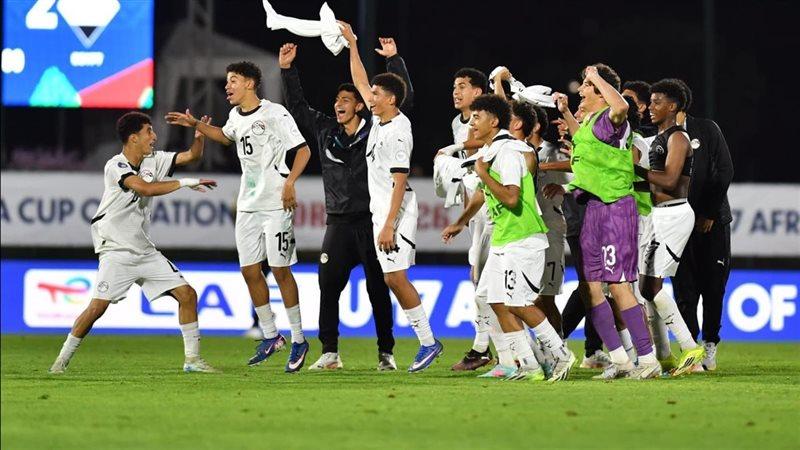 مصر تتوج بالميدالية البرونزية في أمم أفريقيا للناشئين بعد الفوز على المغرب